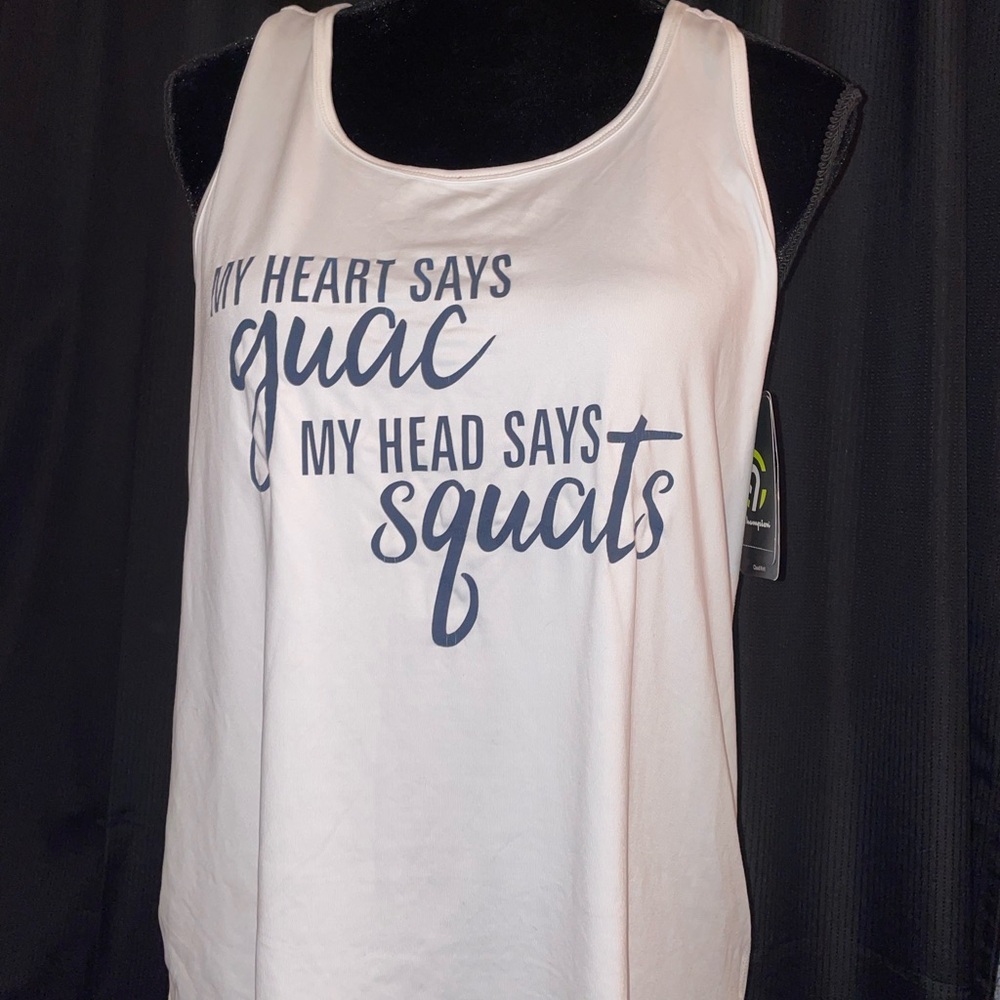Champion White Athletic Tank Top